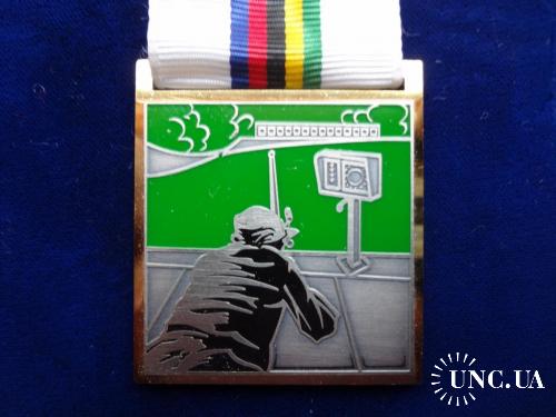 Швейцария стрелковая медаль  коммуна Аскор. Стрелок в тире