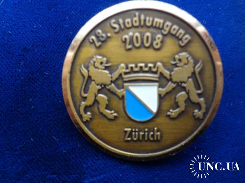 Швейцария значек участника ’’28-й парад в кантоне Цюрих’’ 2008