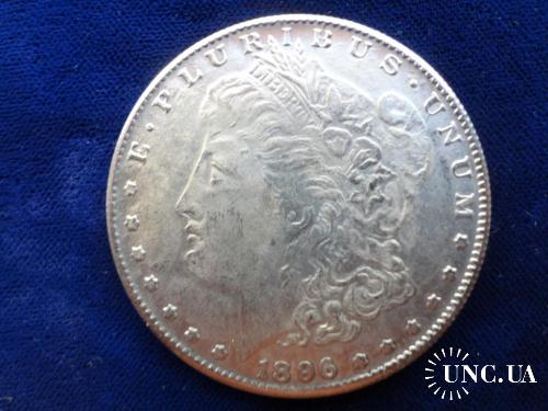 США 1 ДОЛЛАР 1896 серебро  копия