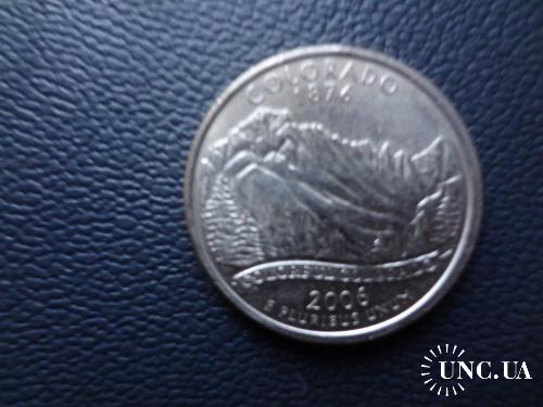 США 25 центов квотер 2006 штат Колорадо