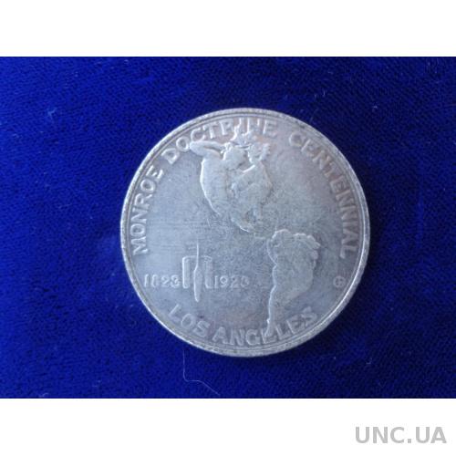 США 50 центов полдоллара 1923 серебро доктрина Монро копия