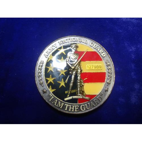 США медаль "Памятная медаль Национальной гвардии за службу"  номерная в футляре