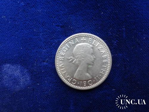 Великобритания 6 пенсов 1964 Герб - Чертополох