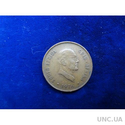 ЮАР Южная Африка 2 цента 1976 президент Фуше