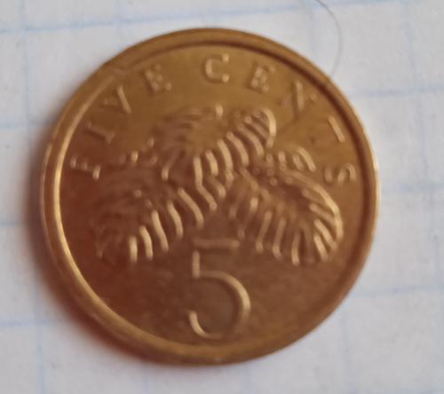 Сингапур 5 центов, 1993