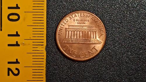 ​​США 1 цент 1991 рік. Цинк з мідним покриттям, 2.5g, ø 19.05mm