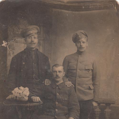 Фото. Белогвардейцы. Август 1918 года.