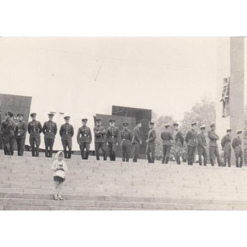 Фото. Открытие "Монумента славы СА". Львов, 1970 г.