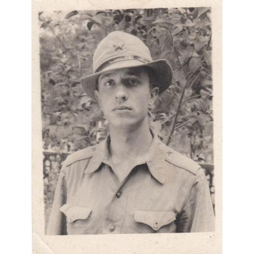 Фото. Солдат в панаме. 1966 г.