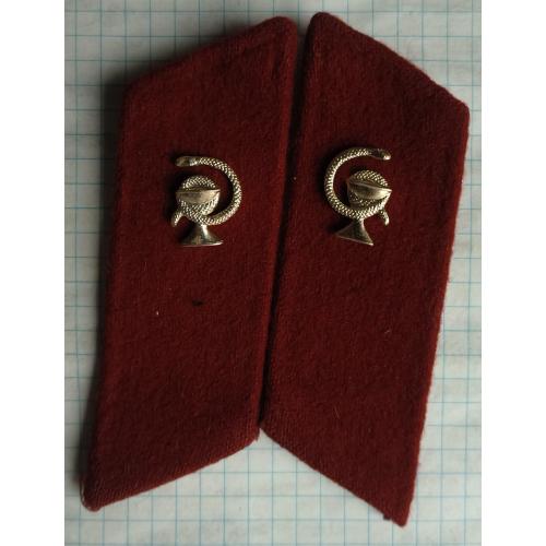 Петлицы МВД на шинель. Медслужба.