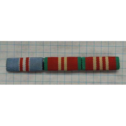 Планки. 50 лет ВС, 10 и 15 лет выслуги.