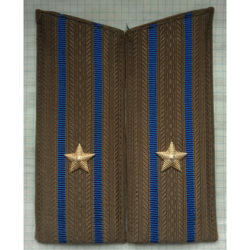 Погоны майора КГБ. Пришивные, повседневные. 15 размер.