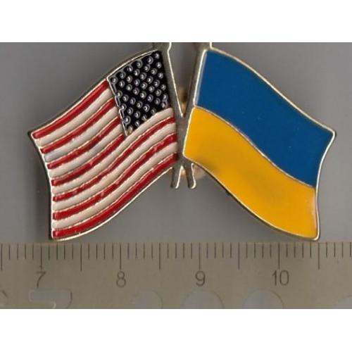 Значек "Украина - США".
