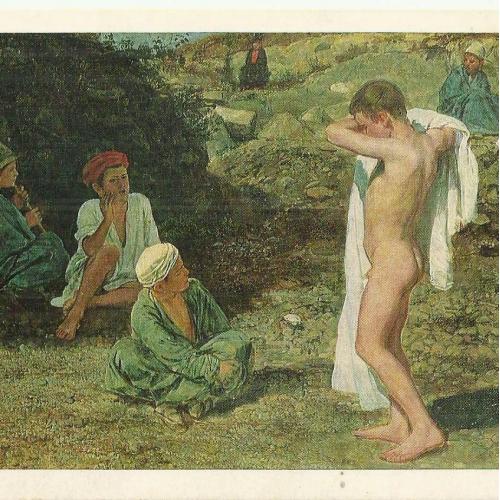 Живопись. Иванов. Семь мальчиков. "Изобразительное искусство", 1971 год