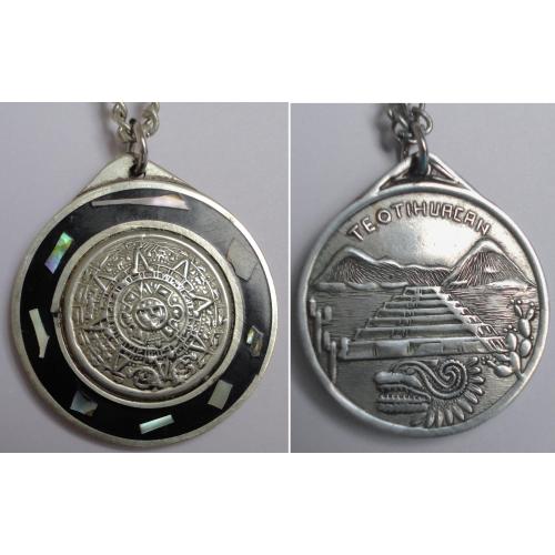 Медальон  Теотиуакан - “город богов”,  майя, Мексика