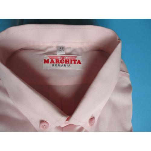 Рубашка мужская дл. рук. розовая Marghita Румыния