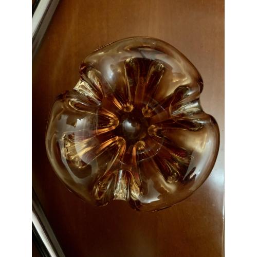 Гутне скло пепельница конфетница