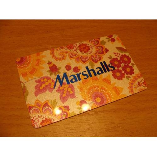 Карточка пластик США. Marshalls    № 2