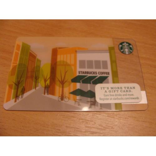 Карточка пластик США. Starbucks Corporation   № 13