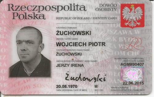  Польша паспорт ИД-карта идентификация Дувод особисты