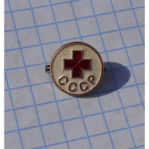 значок "красный крест СССР"