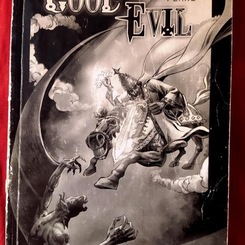 "God &amp; Evil". Printed in the USA.
