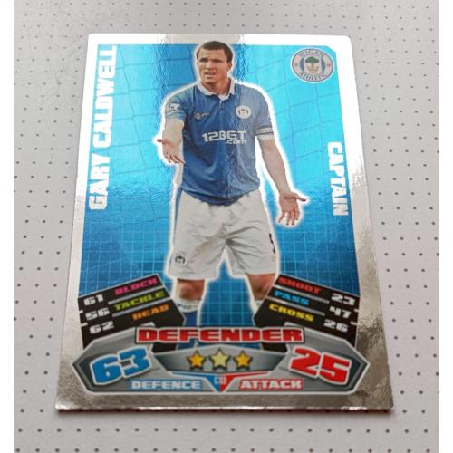 Футбольные карточки Match Attax Extra 2012 Captains Premier League  Gary Caldwell