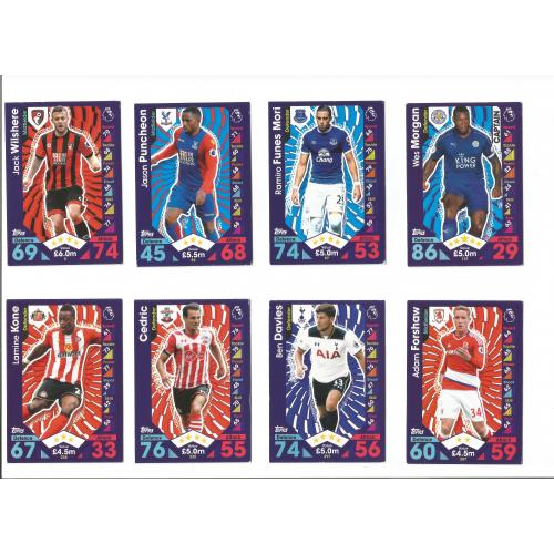 Футбольные карточки Topps English Premier League 2016-2017. Match Attax