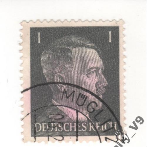 Германия Рейх Гитлер 506 A115 1pf gray black