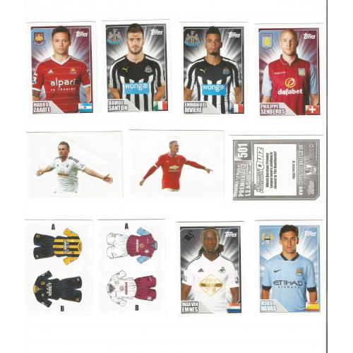 Наклейка Merlins Topps Premier League 2015 