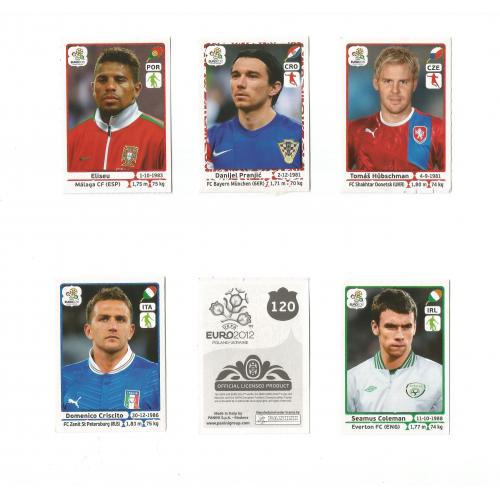 Наклейка Panini UEFA Euro Poland-Ukraine 2012