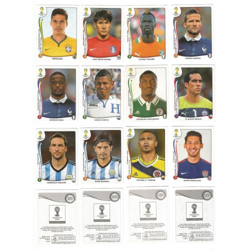 Наклейка Panini FIFA World Cap Brazil 2014