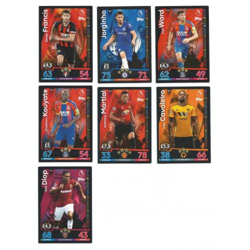 TOPPS Английская Премьер-Лига 2018-2019. Match Attax. Base card