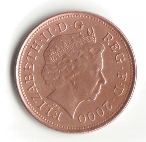 Великобритания 2 пенса, 2000