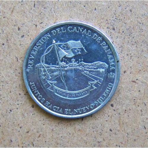 Монета 1 бальбоа, 2004 год, Панама, Президент Мирейя Москосо.