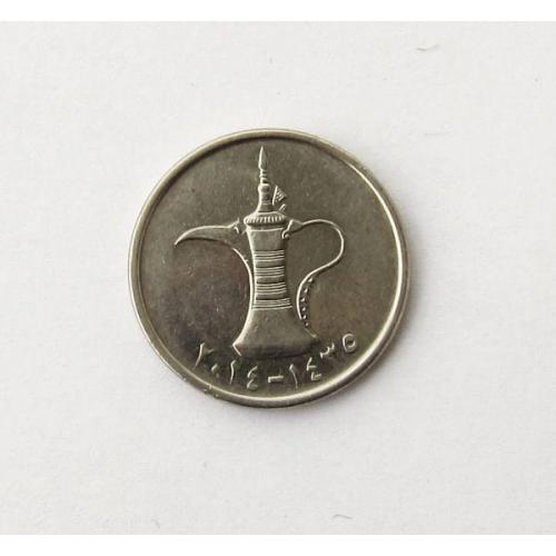 Монета 1 дирхам 2014 год, ОАЕ 