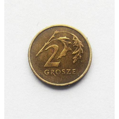 Монета 2 гроша, 2004 год, Польша