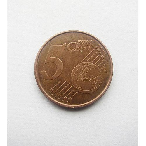 Монета 5 евроцентов, 2017 год, Италия