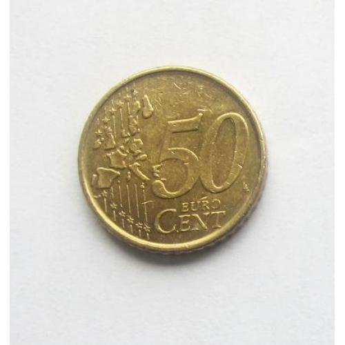 Монета 50 евроцентов, 1999 год, Бельгия