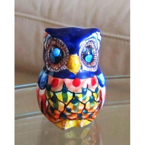 Сова, фарфоровая фигурка, Италия. Высота - 6 см.