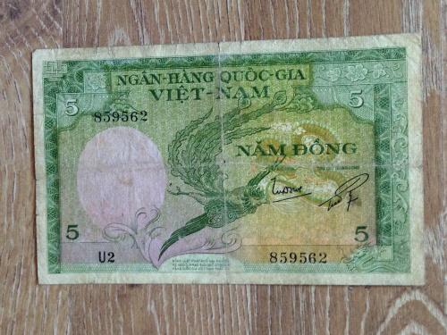 Банкнота 5 донг  Вьетнам