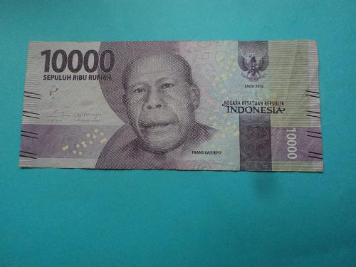 Индонезия 2016г. 10 000 рупий.