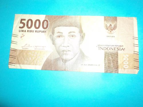 Индонезия 2016г. 5 000 рупий.