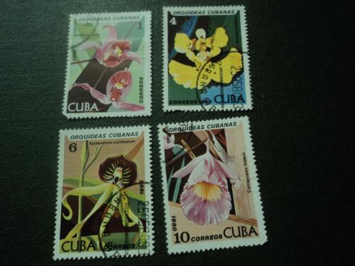 Куба 1980г. Цветы.