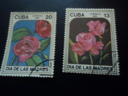 Куба 1985г. Цветы.