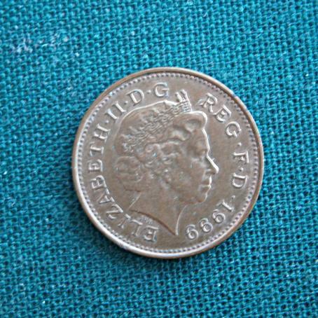 Великобритания 1999  1 пенни