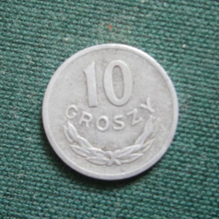10 грошей 1966 Польша 