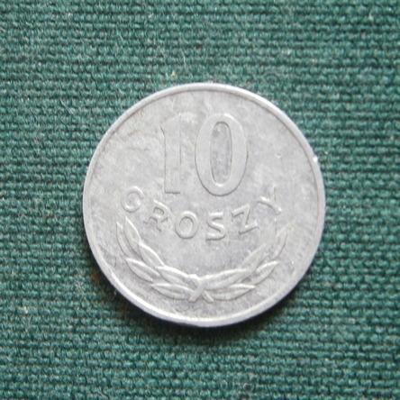 10 грошей 1977  Польша 