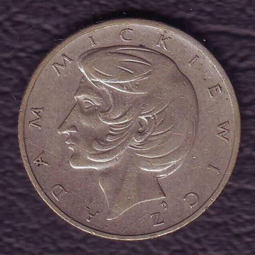  10 злотых 1976  Польша  Адам Мицкевич.