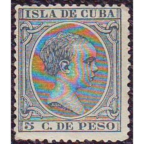 Куба(Испанская колония) 1896 Личности Король Альфонсо 13  Главы государств  Короли  Негашеная